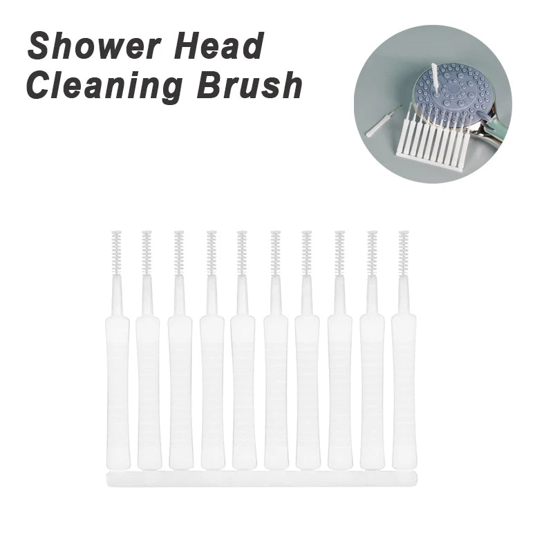 10-40PCS Shower Head Cleaning Brush Anti-clogging Micro Nylon Brush Cleaning Tool for Bathroom Kitchen Phone Hole