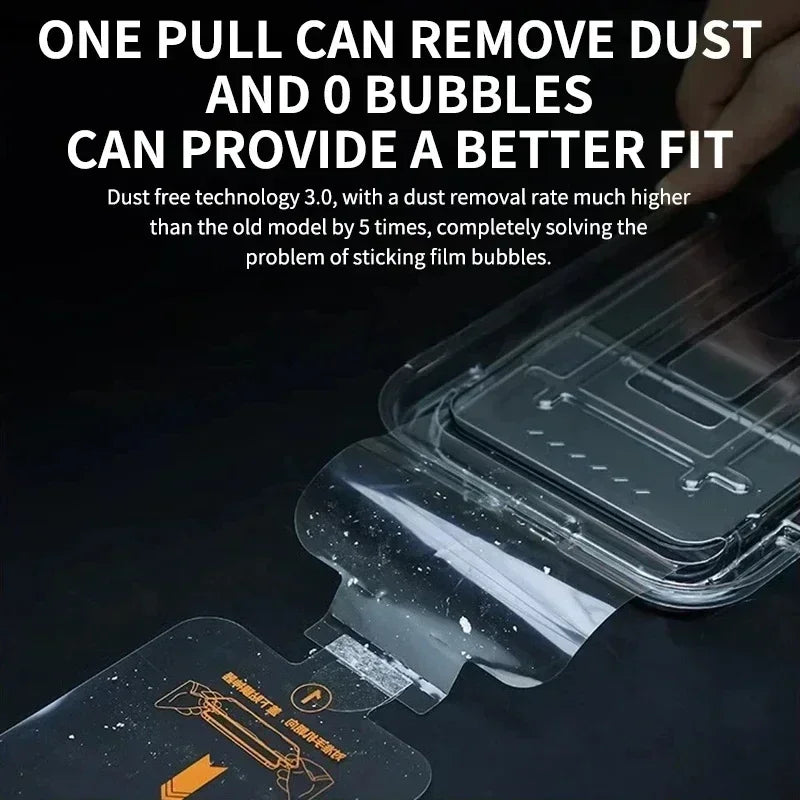 5Pcs Oleophobic Coating Dust Free Easy Installation Screen Protector for IPhone 13 11 12 14 15 16Pro Max Mini 16 15 Plus Glass
